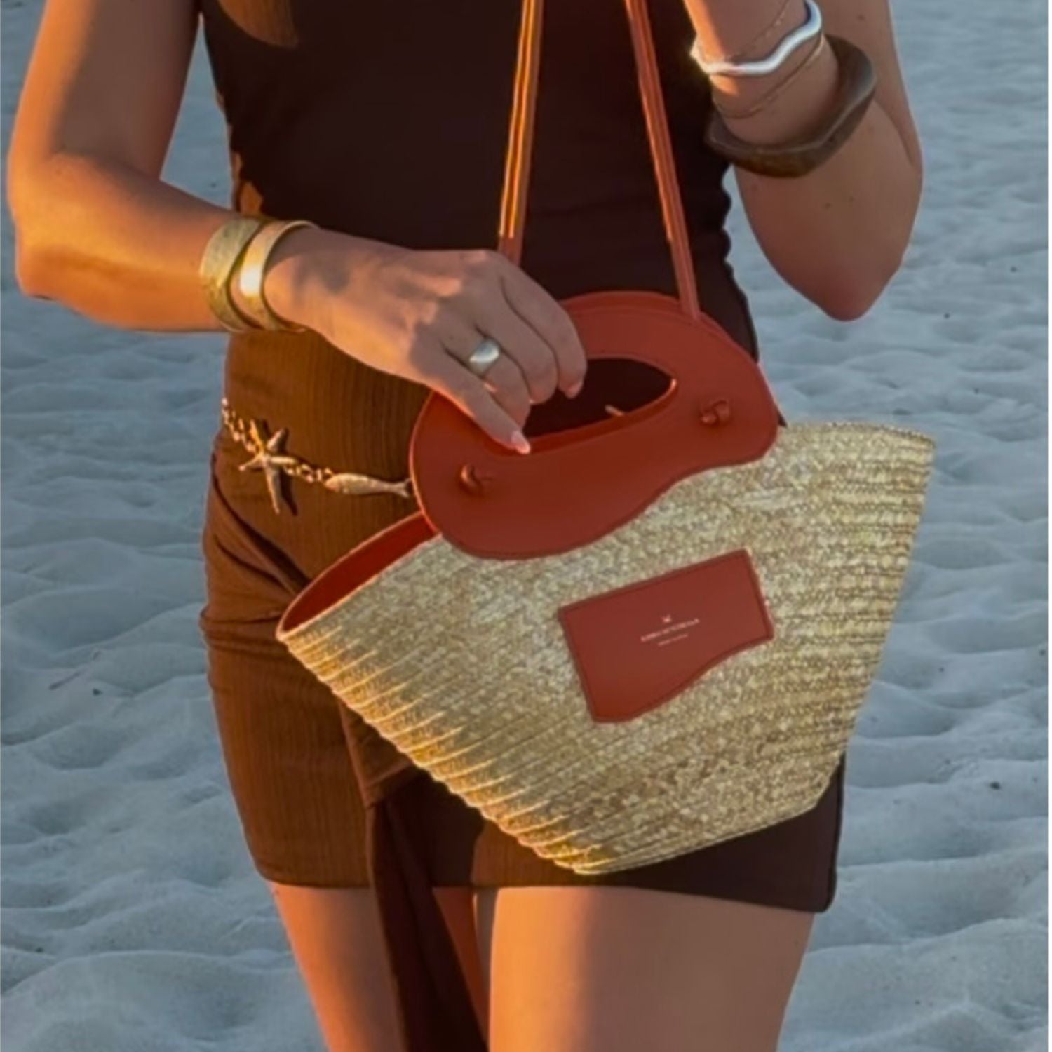 MAREA STRAW BAG SMALL