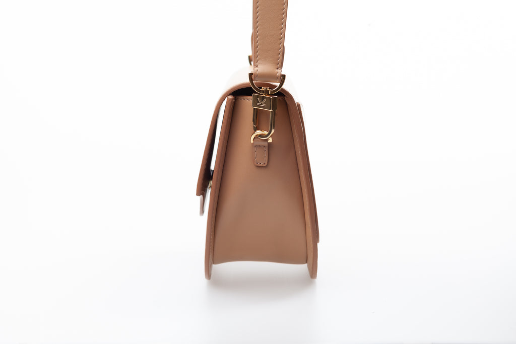 ELLA WAVE SADDLE BAG - CAPPUCCINO