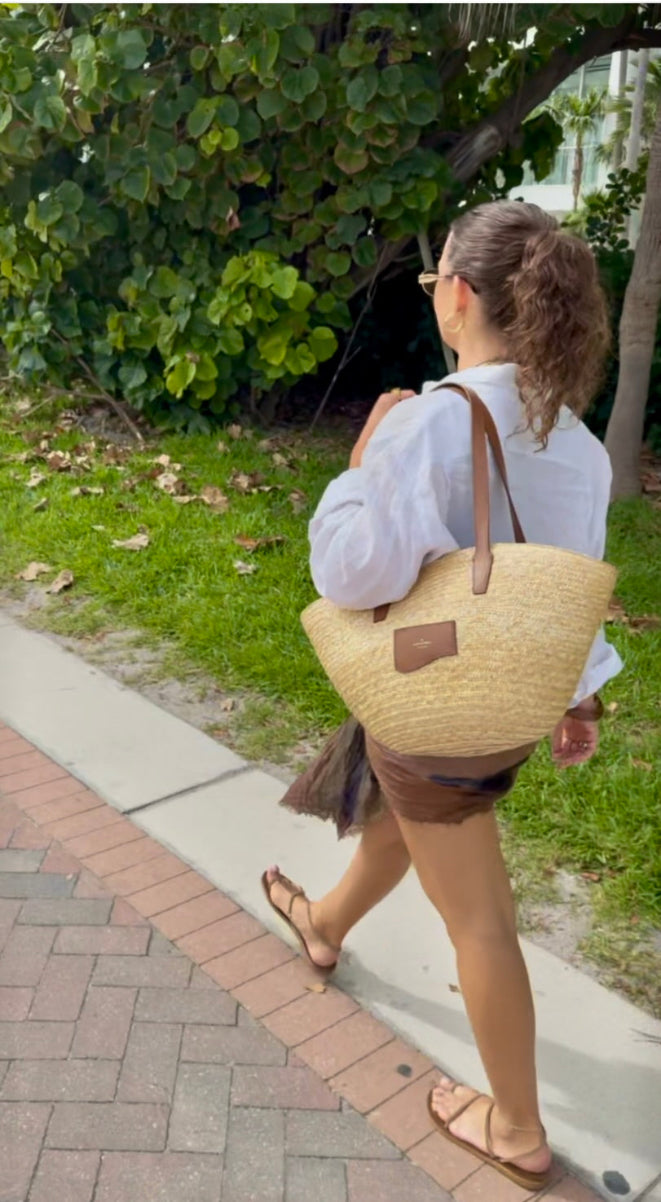 MAREA STRAW TOTE BAG LARGE